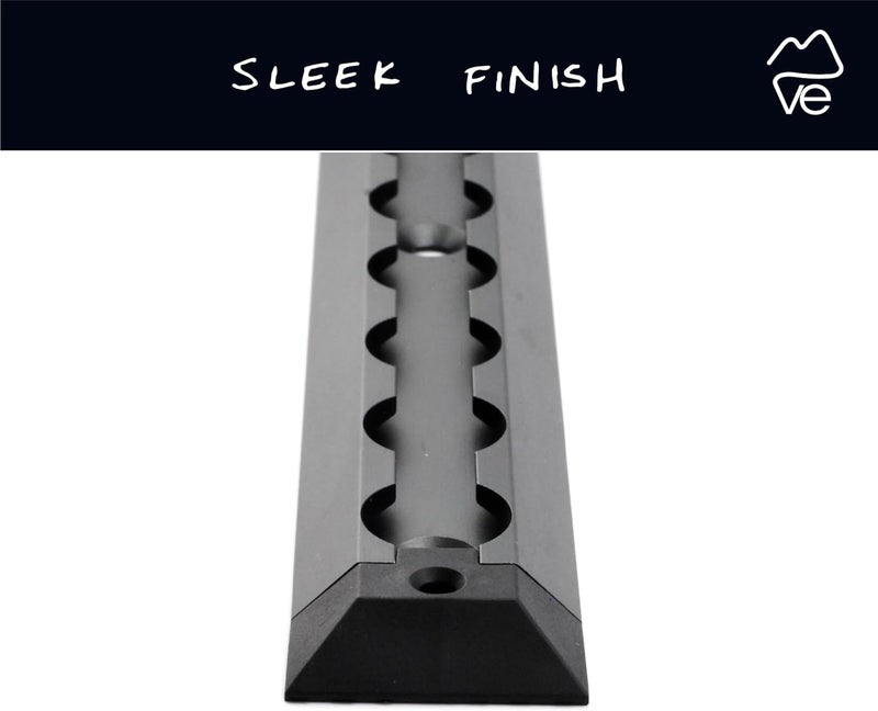 VanEssential L-Track Venture Track Plastic End Cap - Floor Angled - 4 Pack - Image 5